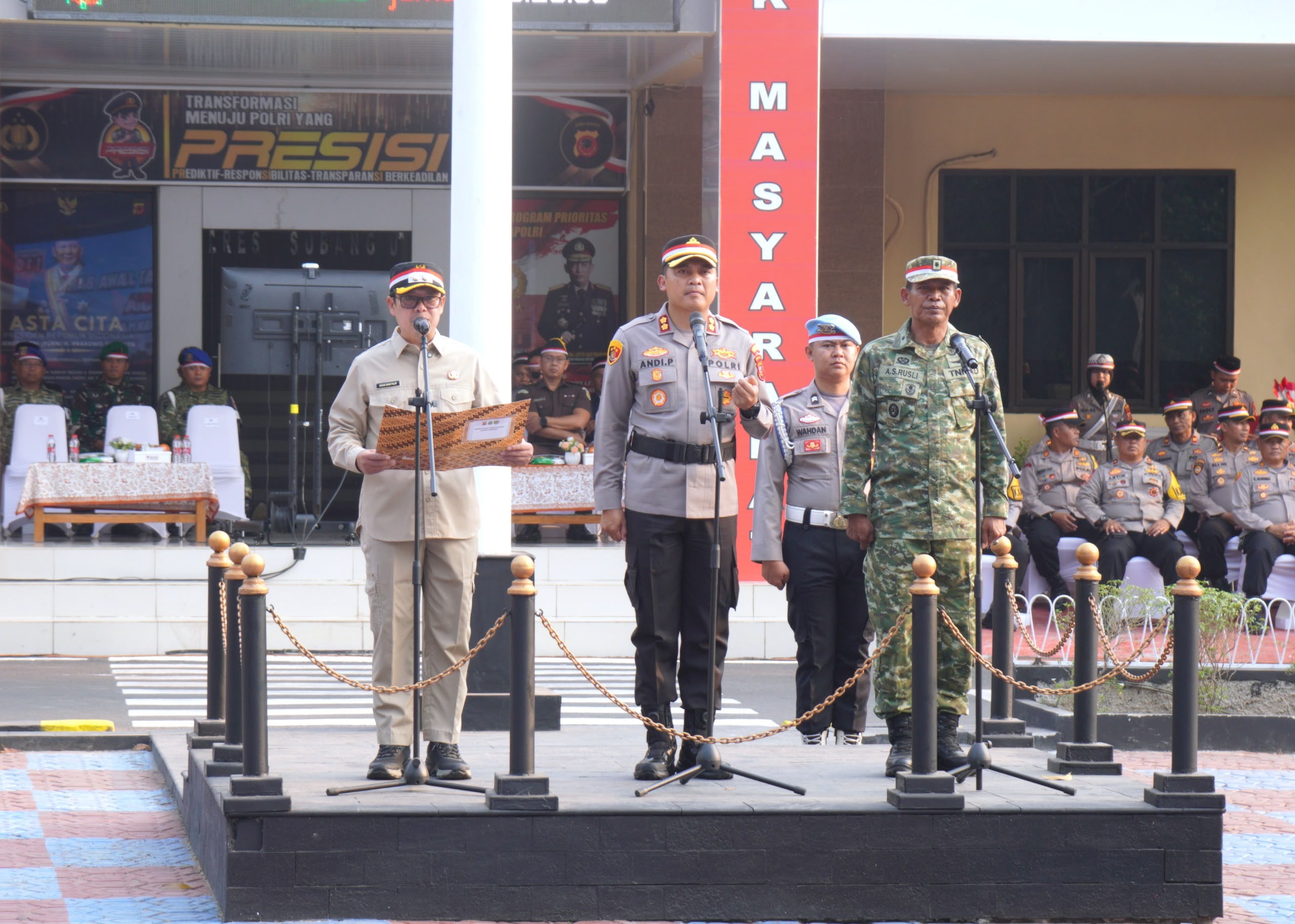 Apel Kebangsaan Jaga Rawat Jabar, Kang Akur Tegaskan Sinergi Perkuat Kamtibmas