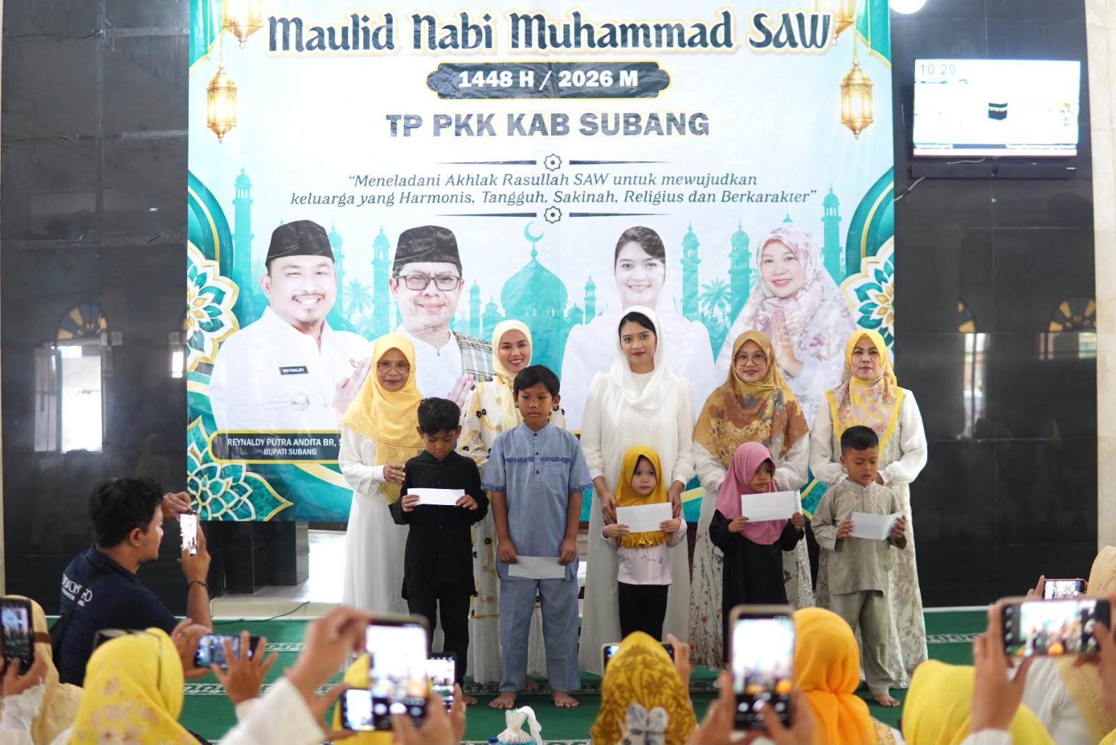 Praktikkan Akhlak Rasulullah Dalam Kehidupan Sehari-Hari, Pesan Ny. Ega Anjani Reynaldy Dalam Peringatan Maulid Nabi