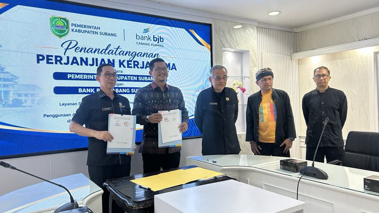 Pemkab Subang dan Bank BJB Perkuat Layanan Digital Lewat PKS Payroll Service
