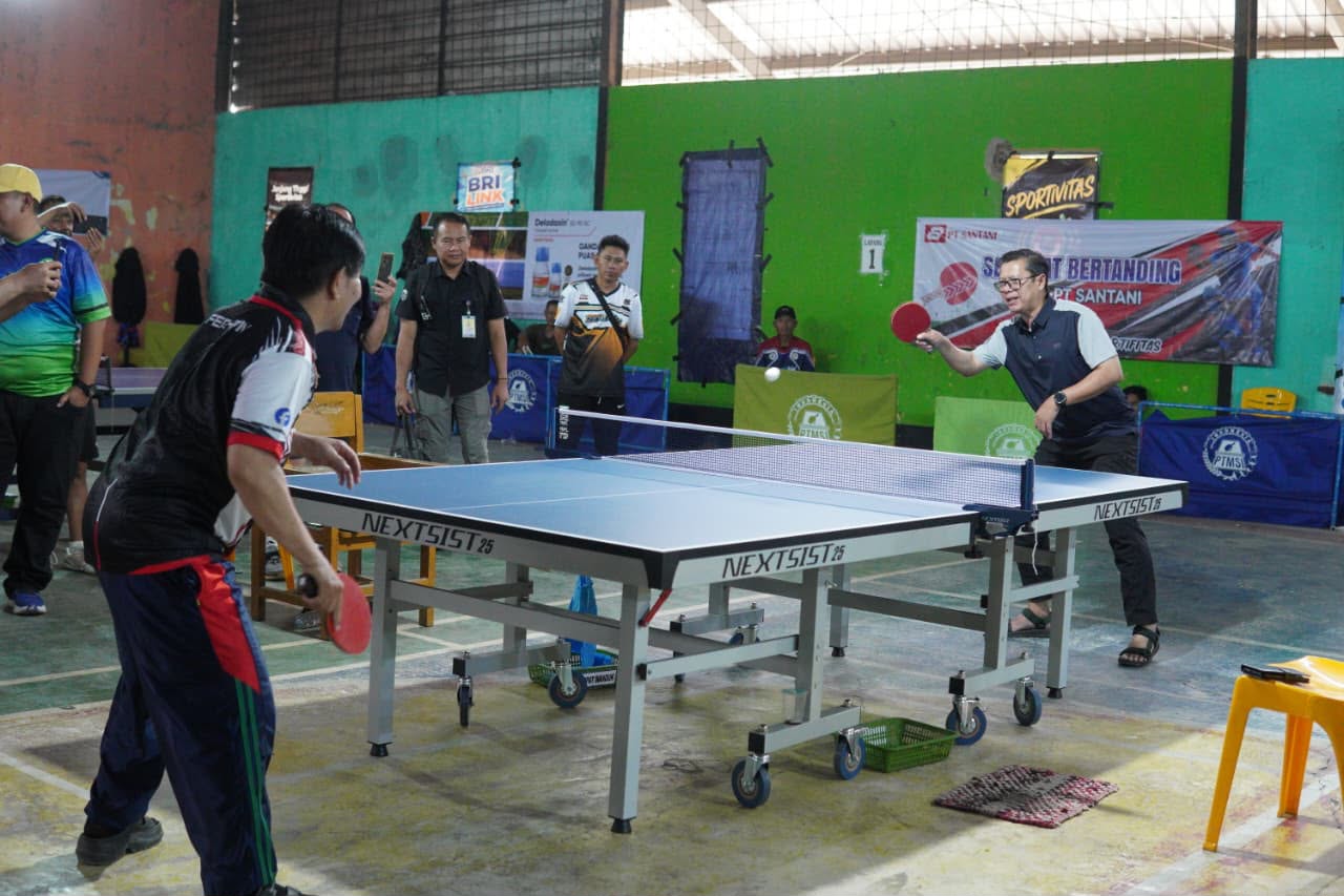 Kang Akur Buka Turnamen Tenis Meja Di Desa Mariuk, Dorong Pembinaan Atlet Tenis Meja